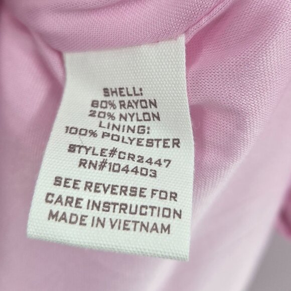 Blu Pepper Pink Feminine Open Back Tie Fairy Puff Sleeve Large - Picture 14 of 15